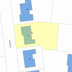 25 Helene Rd, Newton MA  02468-1024 plot plan